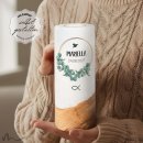 Taufkerze Holzelement Eukalyptus Ø8 x 20 cm