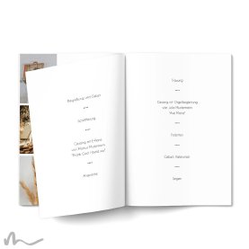 Kirchenheft Hochzeit Easy Three 15 x 21 cm