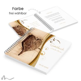 Gästebuch Hochzeit Ametrin Holzherz