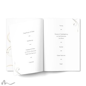 Kirchenheft Hochzeit Imago Holzherz 15 x 21 cm