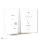 Kirchenheft Hochzeit Reisepass Globus 15 x 21 cm