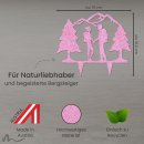 Cake Topper Gipfelstürmer Pink Glitzer