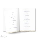 Kirchenheft Taufe Reisepass Globus 15 x 21 cm