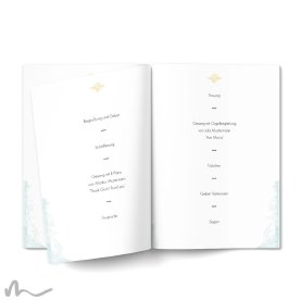 Kirchenheft Hochzeit Elegance 15 x 21 cm