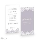 Hochzeitseinladung Einsame Spitze 10 x 21 cm Doppelseitig
