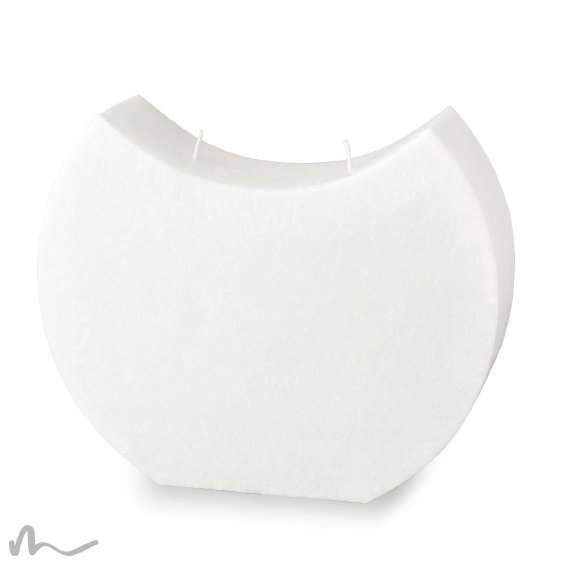 Kerze Docht Blanko Halbmond 24 x 19 cm