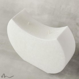 Kerze Docht Blanko Halbmond 24 x 19 cm