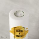 Hochzeitskerze Goldene Zeiten Ø9 x 25 cm