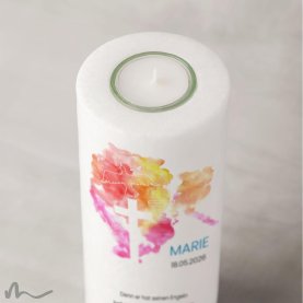 Taufkerze Abendrot Ø8 x 20 cm