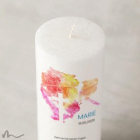 Taufkerze Docht Abendrot Ø8 x 20 cm