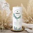 Taufkerze Docht Eukalyptus Ø8 x 20 cm