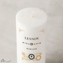 Taufkerze Docht Steampunk Ø8 x 20 cm