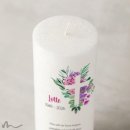 Trauerkerze Docht Florales Kreuz Ø8 x 20 cm