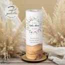 Hochzeitskerze Holzelement Wiesenblumen Ø9 x 25 cm