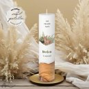 Taufkerze Holzelement Docht Rehkitz Ø6 x 25 cm