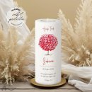 Taufkerze Herzbaum Ø8 x 20 cm