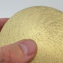 Kerzenteller Aluminium gebürstet gold Ø 10 cm zweite Wahl