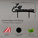 Cake Topper Zur Erstkommunion Schwarz