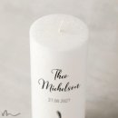 Trauerkerze Docht Schlicht Ø8 x 20 cm