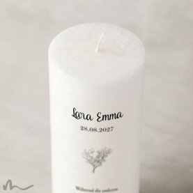 Trauerkerze Docht Sternenkind Ø8 x 20 cm