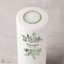 Trauerkerze Greenery Ø8 x 20 cm