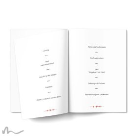 Kirchenheft Taufe Regenbogen Erdtöne 15 x 21 cm