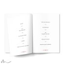 Kirchenheft Taufe Regenbogen Erdtöne 15 x 21 cm