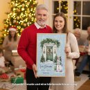 Geldgeschenk Poster Frohe Weihnachten Schneemann 2