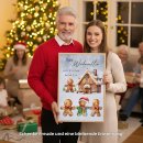 Geldgeschenk Poster Frohe Weihnachten Lebkuchen