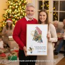 Geldgeschenk Poster Frohe Weihnachten Abstrakt Baum