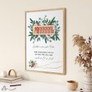 Geldgeschenk Poster Frohe Weihnachten Erste Million