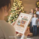 Geldgeschenk Poster Frohe Weihnachten Cozy Kamin