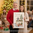 Geldgeschenk Poster Frohe Weihnachten Cozy Stern