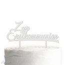 Cake Topper Zur Erstkommunion Satiniert