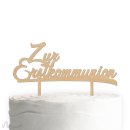 Cake Topper Zur Erstkommunion Holz