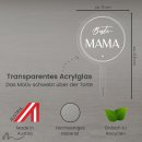 Cake Topper Beste Mama Transparent