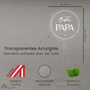 Cake Topper Bester Papa Transparent