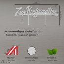 Cake Topper Zur Konfirmation Silber Glitzer