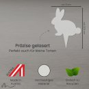 Cake Topper Hase Satiniert