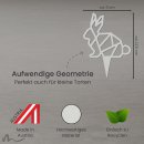 Cake Topper Hase Geometrie Satiniert