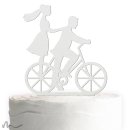 Cake Topper Fahrrad Satiniert