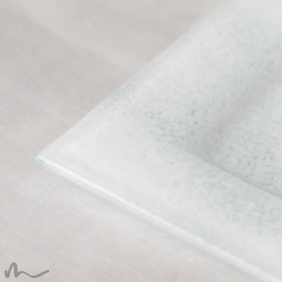 Kerzenteller Glas 29 x 15 cm