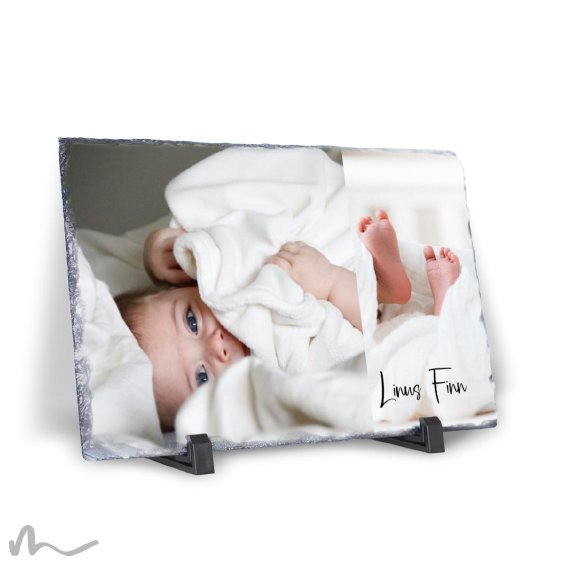 Geburtstafel Zeitlos Schön 29 x 19 cm