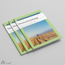 Hochzeitszeitung Frischer Look