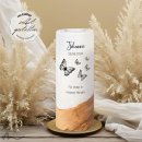 Trauerkerze Holzelement Schmetterlinge Ø8 x 20 cm